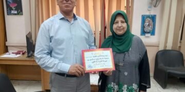 الشاهد المصري يهنئ نادية صالح   ” تكريم مستحق..  والتميز في العمل عنوان للإخلاص “