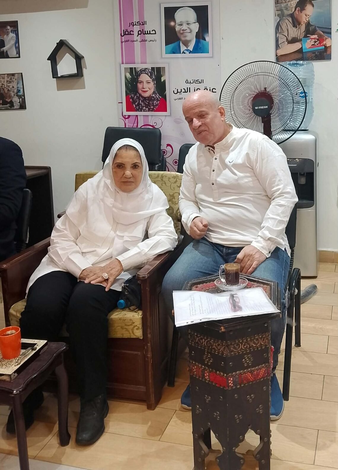 الشاهد المصرى ومدير التحرير  لقاء حوارى مع قيثارة الإذاعة المصرية  الاعلامية حكمت الشربينى